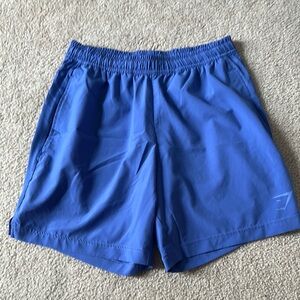 Men’s Gymshark Blue Athletic Shorts 7 inch Inseam Size Small